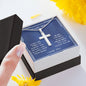 To My Son, Stainless Steal Cross Necklace