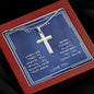 To My Son, Stainless Steal Cross Necklace