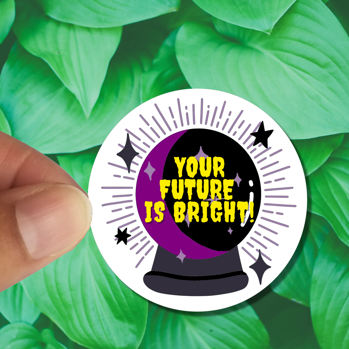 your future is bright sticker