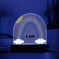 Rainbow Affirmations Acrylic Plaque