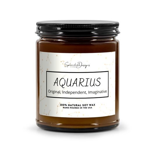 aquarius candle