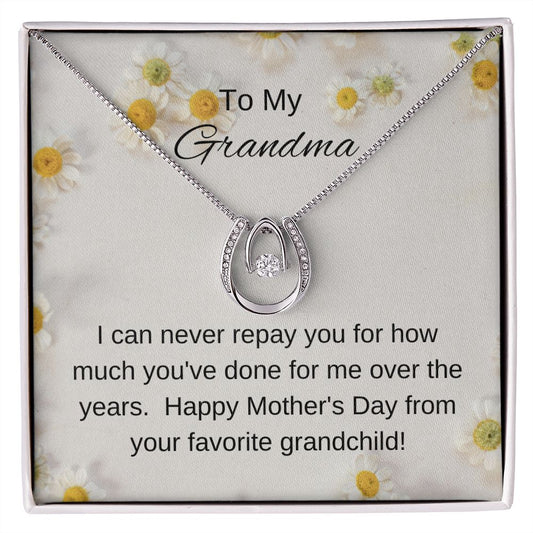 Mother's Day Necklace for Grandma