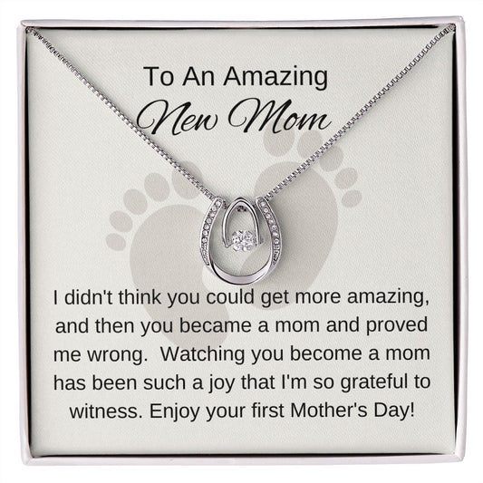 Mother's Day Necklace for New Mom