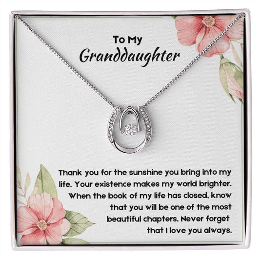 Gift for Granddaughter Pendant Necklace