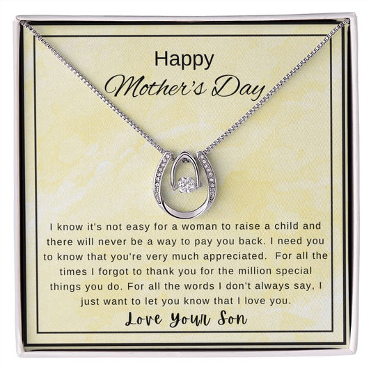 Mother's Day Necklace from Son
