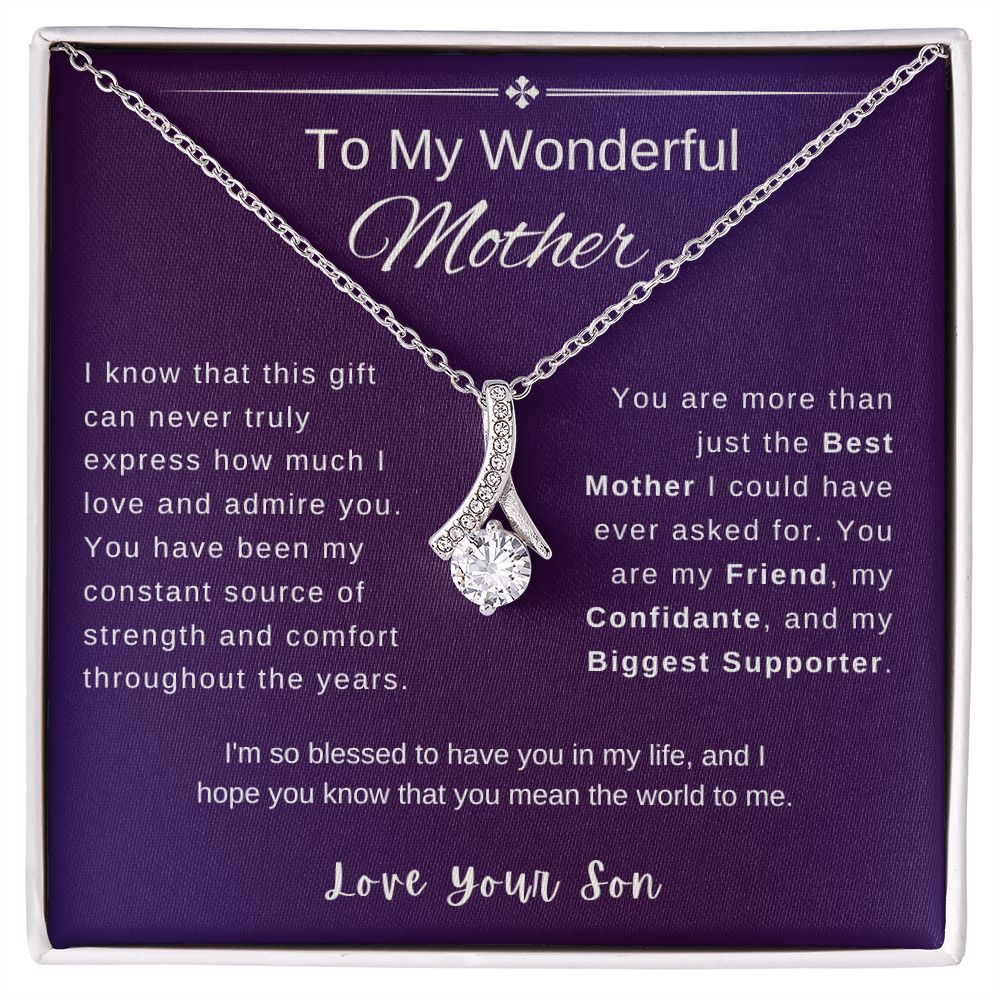 Mother's Day Necklace from Son