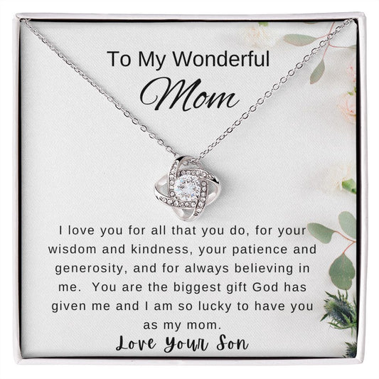 Mother's Day Necklace from Son