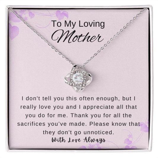 Mother's Day Necklace from Son/Daughter