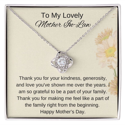 Mother's Day Necklace for Mother In-Law