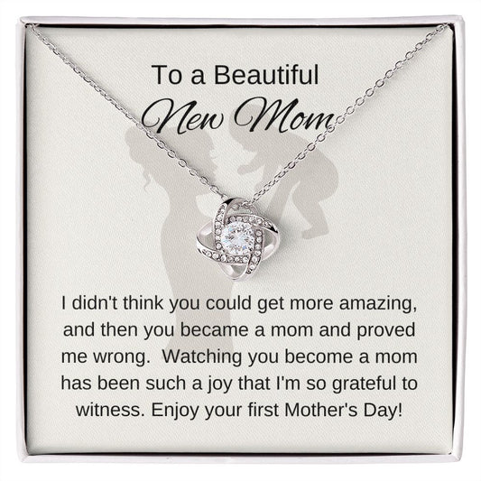 Mother's Day Necklace for New Mom