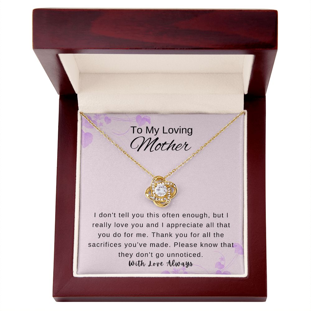 Mother's Day Necklace from Son/Daughter