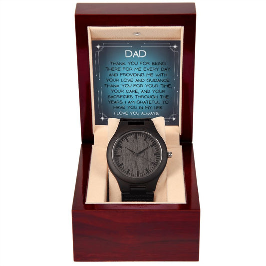 Wooden Watch Gift for Dad