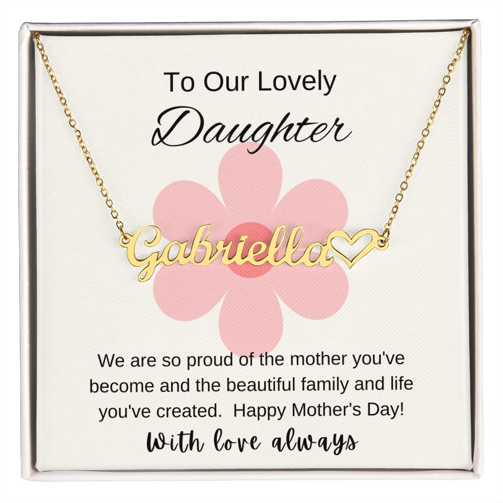 Gabrielle on sale name necklace