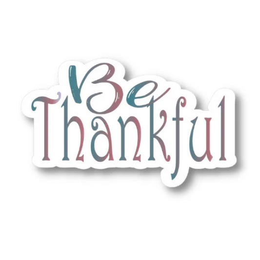 be thankful sticker