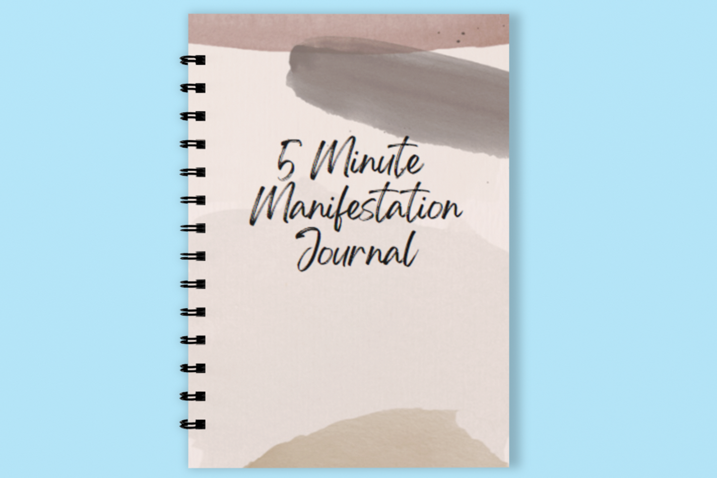 5 Minute Manifestation Journal - Spiral
