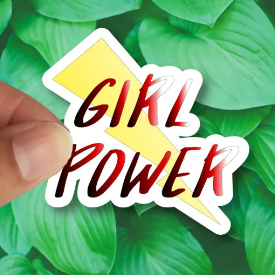 girl power sticker