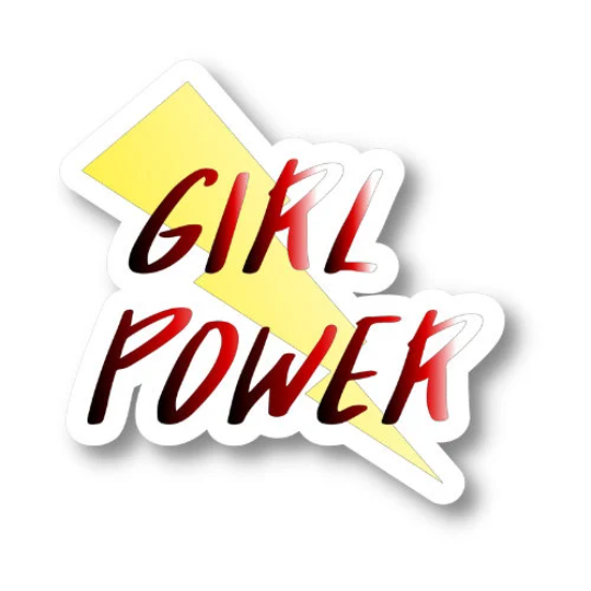 girl power sticker