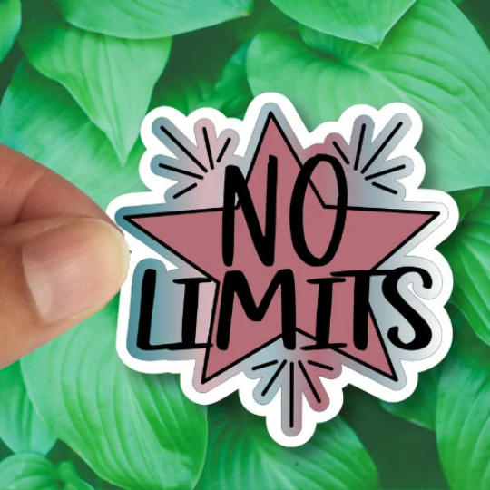 no limits sticker