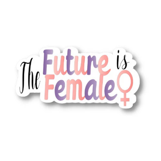 the future is female sticker