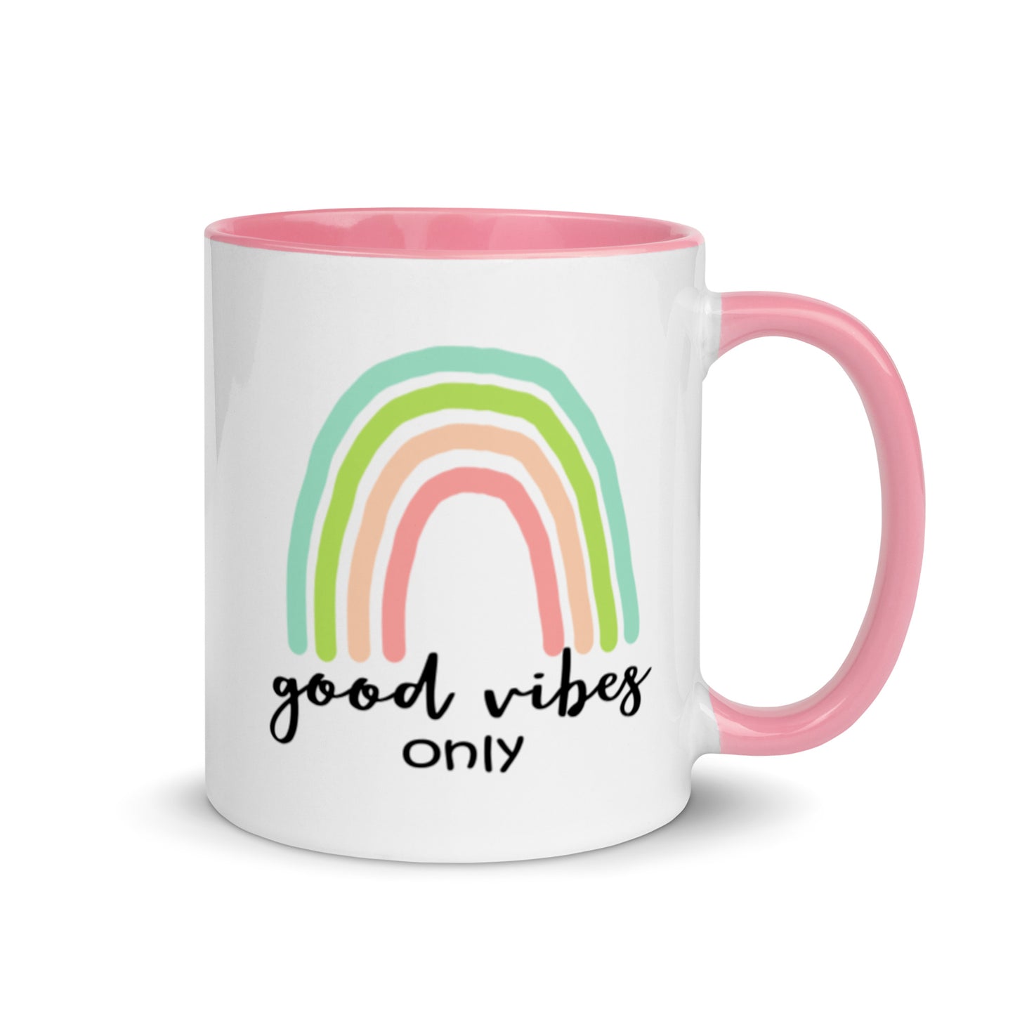 Good Vibes Only Rainbow Mug (11 oz)
